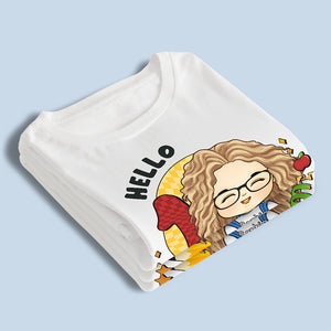 Bonjour la maternelle - T-shirt enfant personnalisé - Cadeau pour enfant, cadeau de rentrée scolaire