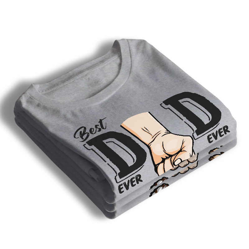 Le meilleur papa à fourrure de tous les temps - T-shirt, sweat à capuche et sweat-shirt unisexe personnalisé pour chien et chat - Fête des pères, cadeau pour les propriétaires d'animaux et les amoureux des animaux