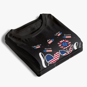 J'adore être appelée grand-mère ! Cadeau du 4 juillet ! T-shirt unisexe personnalisé