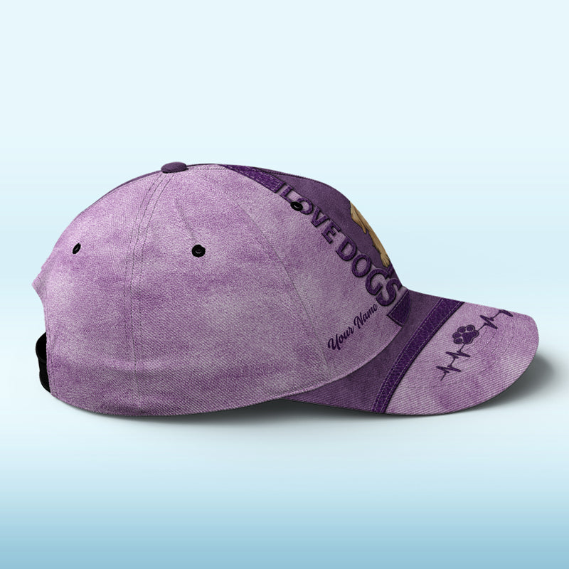 Pawsome Vibes Only - Casquette personnalisée pour chien et chat, imprimé intégral, cadeau pour propriétaires et amoureux des animaux