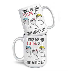 Voici votre récompense - Mug personnalisé familial - Fête des mères, fête des pères, cadeau d'anniversaire pour maman, papa