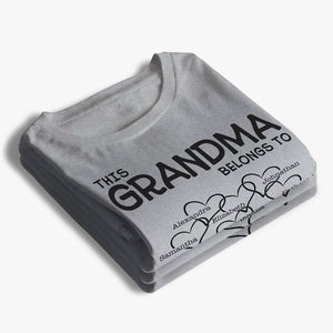 La vie est meilleure avec grand-mère - T-shirt, sweat à capuche et sweat-shirt unisexe personnalisé pour la famille - Cadeau pour grand-mère