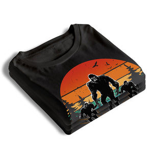 Comme un papa, grand-père, juste plus accroupi - T-shirt unisexe personnalisé pour la famille, sweat à capuche, sweat-shirt - Cadeau de fête des pères, d'anniversaire pour papa, grand-père
