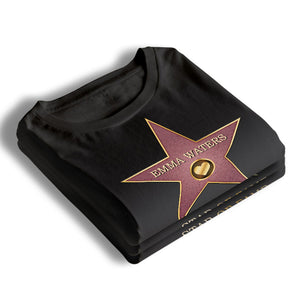 Star Of Fame - T-shirt unisexe personnalisé pour la famille, sweat à capuche, sweat-shirt - Cadeau de fête des mères, d'anniversaire pour maman