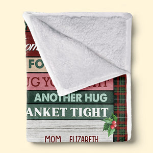 Câlins du ciel - Couverture commémorative personnalisée - Cadeau de Noël, cadeau de condoléances pour les membres de la famille