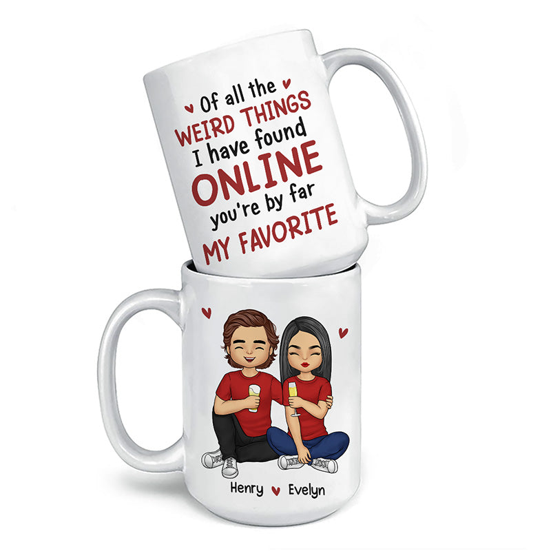 Je t'aime encore plus - Mug personnalisé pour couple - Cadeau pour mari et femme, anniversaire