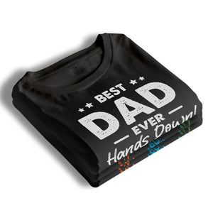 Meilleur papa de tous les temps ! T-shirt, sweat à capuche et sweat-shirt unisexe personnalisé pour la famille ! Cadeau d'anniversaire et de fête des pères pour papa