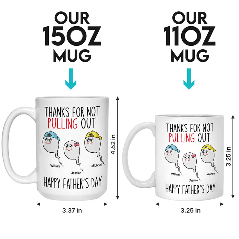 Voici votre récompense - Mug personnalisé familial - Fête des mères, fête des pères, cadeau d'anniversaire pour maman, papa
