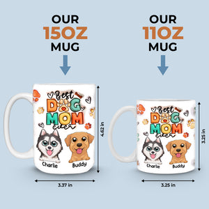 La vie serait dure sans toi - Mug personnalisé avec effet gonflé en 3D pour chien - Cadeau pour les propriétaires d'animaux et les amoureux des animaux