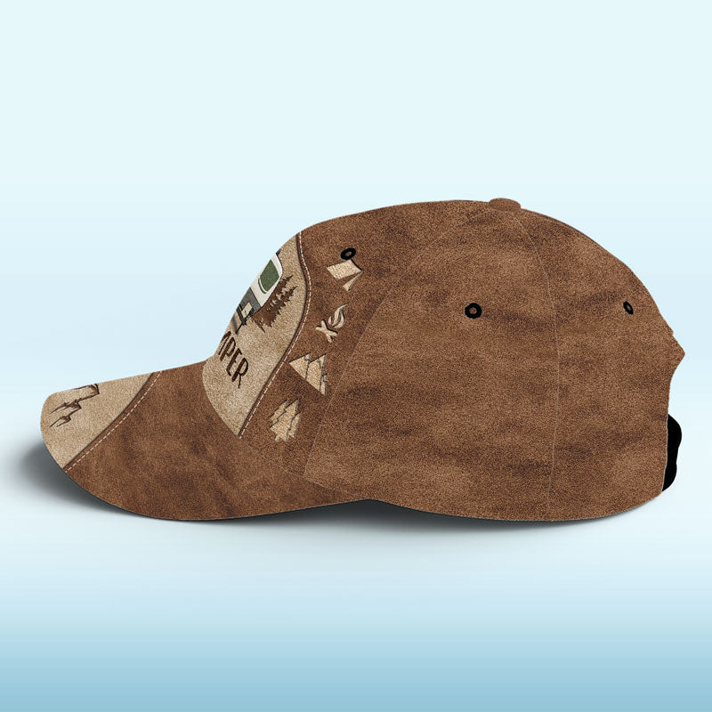 Camp Hair Don't Care - Camping Personalized Custom Hat, All Over Print Classic Cap - Gift For Camping Lovers