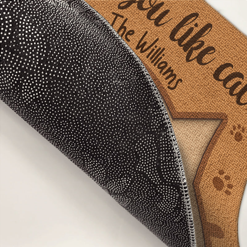 Gardez votre calme et aimez les chats ! Tapis décoratif personnalisé pour chat ! Cadeau pour les propriétaires et les amoureux des animaux.
