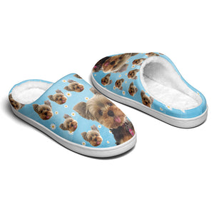Liste de photos personnalisées pour les personnes sages ou coquines - Chaussons moelleux personnalisés pour chiens et chats - Cadeau pour propriétaires et amoureux des animaux