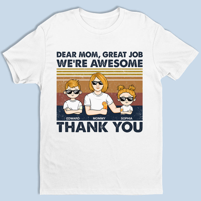 Chère maman, merci beaucoup - T-shirt unisexe personnalisé pour la famille, sweat à capuche, sweat-shirt - Cadeau de fête des mères, d'anniversaire pour maman