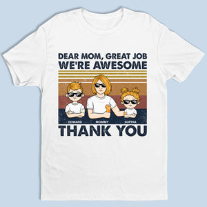 Chère maman, merci beaucoup - T-shirt unisexe personnalisé pour la famille, sweat à capuche, sweat-shirt - Cadeau de fête des mères, d'anniversaire pour maman