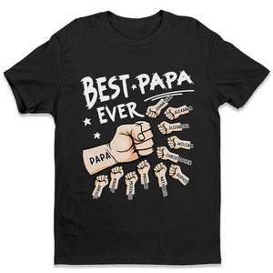 Le meilleur papa de tous les temps - T-shirt unisexe personnalisé, sweat à capuche, sweat-shirt - Cadeau de fête des pères et d'anniversaire pour papa