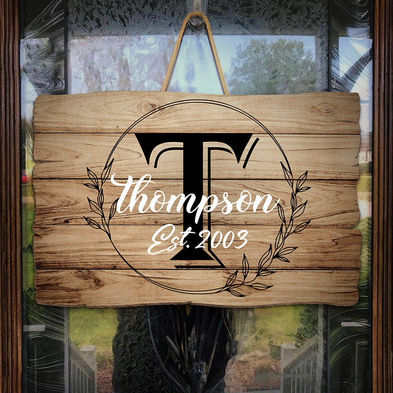 La douce symphonie du réconfort - Panneau rectangulaire personnalisé en bois pour décoration d'intérieur - Cadeau de pendaison de crémaillère pour les membres de la famille