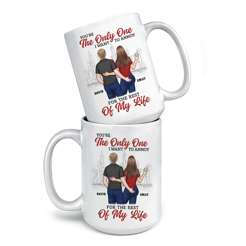 Mon numéro un, toujours - Tasse personnalisée pour couple - Cadeau pour mari et femme, anniversaire