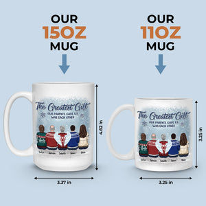 L'amour entre frères et sœurs - Mug personnalisé pour la famille - Cadeau de Noël, cadeau pour frères et sœurs