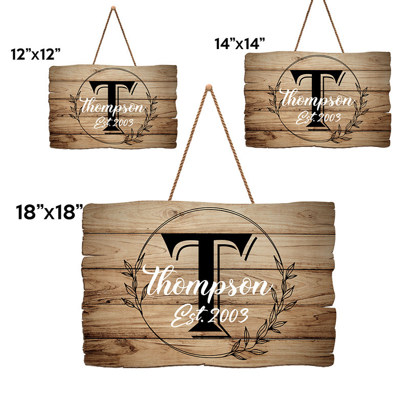 La douce symphonie du réconfort - Panneau rectangulaire personnalisé en bois pour décoration d'intérieur - Cadeau de pendaison de crémaillère pour les membres de la famille