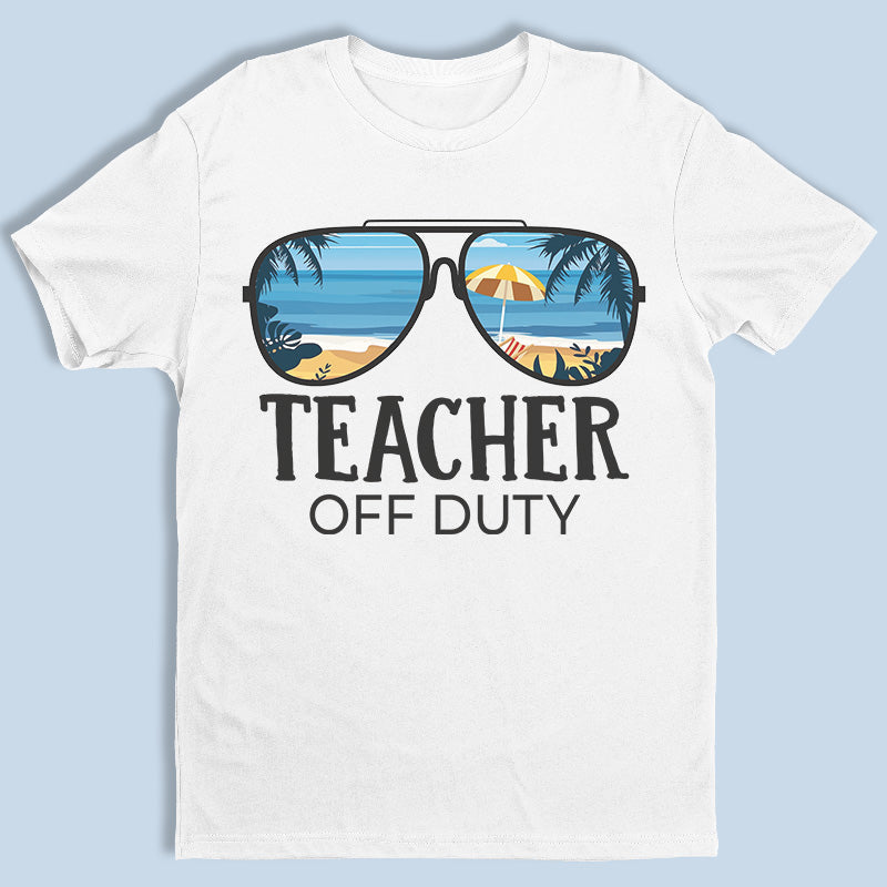 Enseignant hors service - T-shirt unisexe personnalisé d'été, sweat à capuche, sweat-shirt - Appréciation, remise de diplôme, départ à la retraite, cadeau de remerciement pour enseignant, cadeau d'enseignant des étudiants