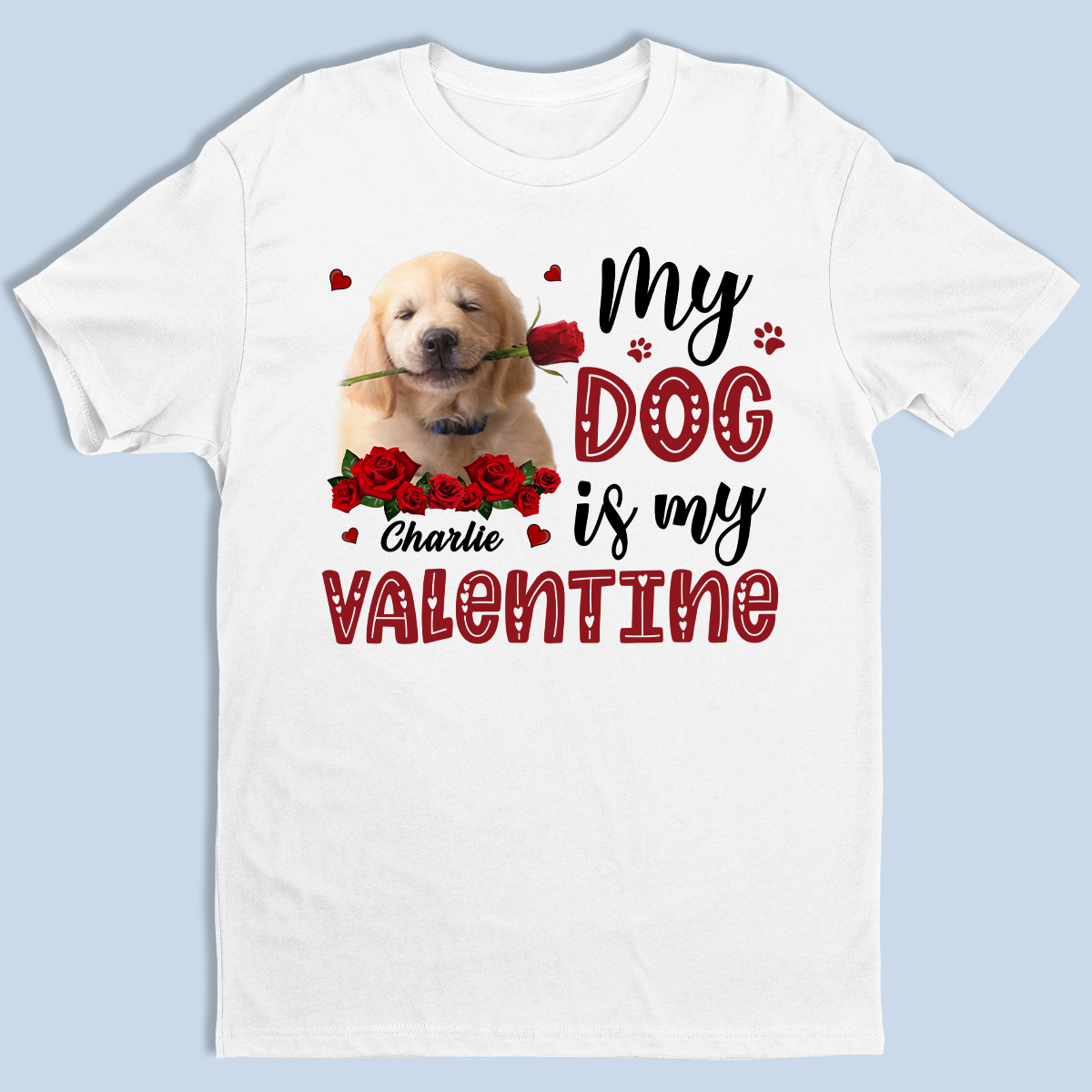 T-shirt, sweat à capuche et sweat-shirt unisexe personnalisé avec photo « Mes animaux sont ma Saint-Valentin » pour chien et chat ; cadeau de Saint-Valentin pour les propriétaires et les amoureux des animaux.