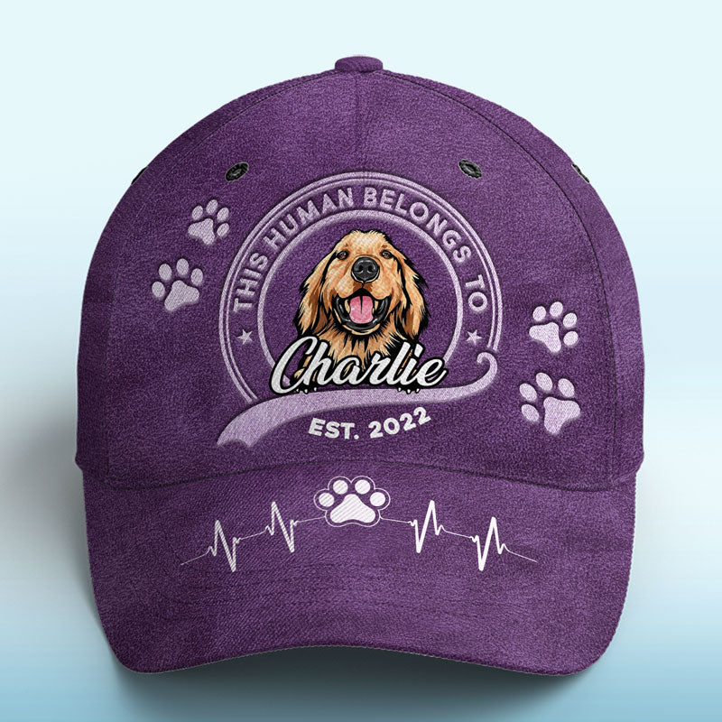Le meilleur thérapeute a de la fourrure et quatre pattes - Chapeau personnalisé pour chien, casquette classique à imprimé intégral - Cadeau pour propriétaires et amoureux des animaux