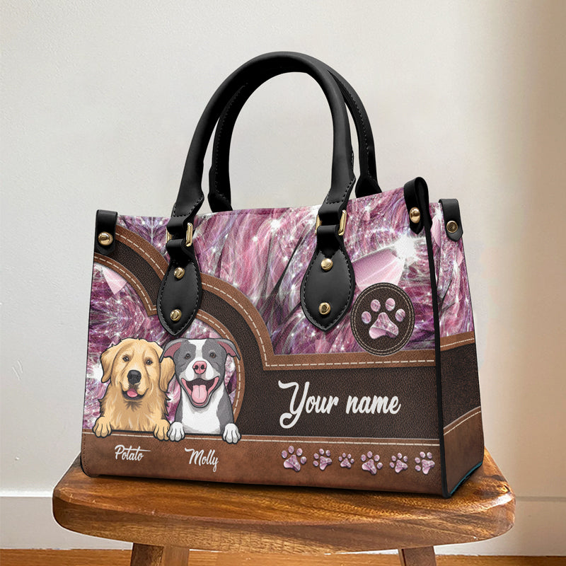 Emmenez-moi partout où vous allez - Sac à main en cuir personnalisé pour chien et chat - Cadeau pour propriétaires d'animaux et amoureux des animaux