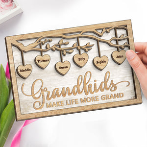 Maman est ma définition de la perfection - Plaque en bois personnalisée à 2 couches avec support - Cadeau de pendaison de crémaillère pour maman et grand-mère