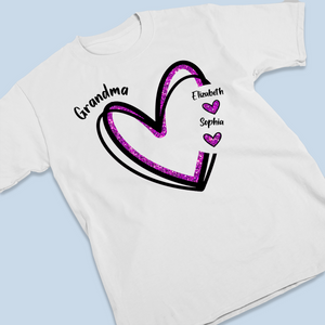 Devenir grand-mère, c'est merveilleux ! T-shirt, sweat à capuche et sweat-shirt unisexe personnalisé pour la famille ! Cadeau pour maman et grand-mère