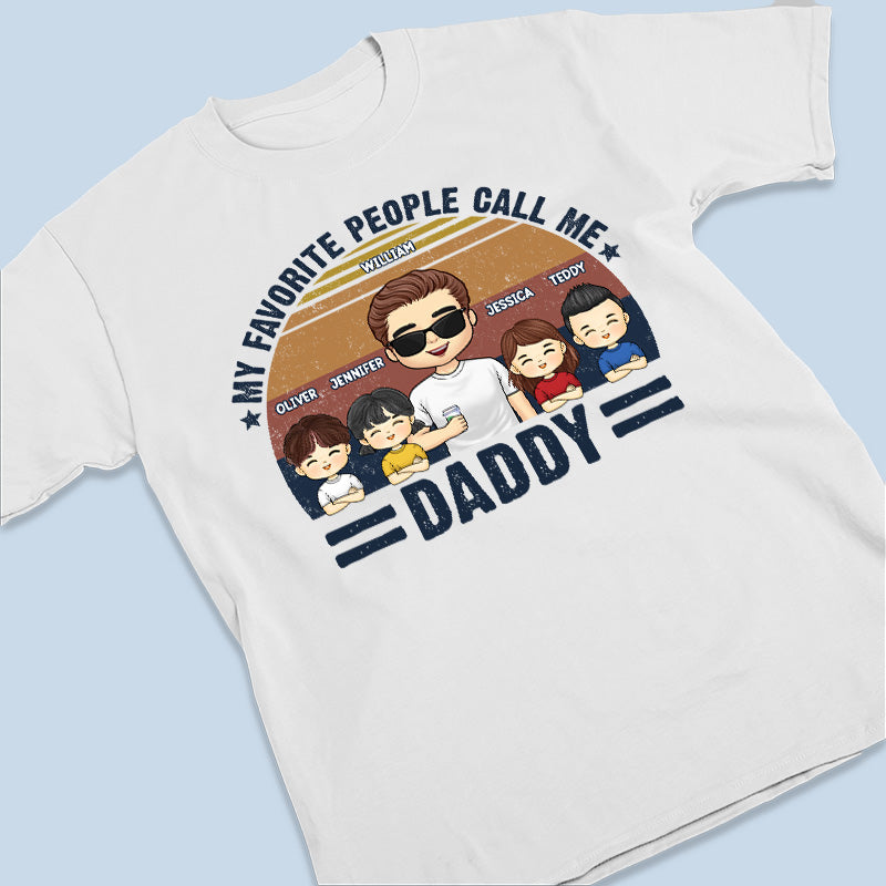 Appelez-moi papa - T-shirt unisexe personnalisé, sweat à capuche, sweat-shirt - Cadeau pour papa, grand-père