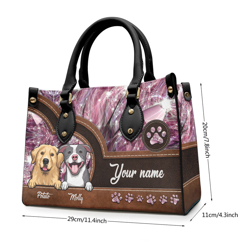 Emmenez-moi partout où vous allez - Sac à main en cuir personnalisé pour chien et chat - Cadeau pour propriétaires d'animaux et amoureux des animaux