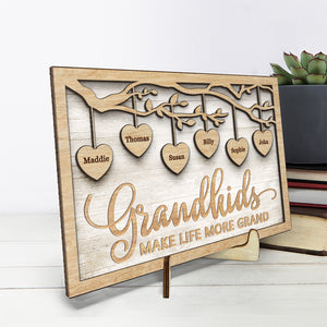 Maman est ma définition de la perfection - Plaque en bois personnalisée à 2 couches avec support - Cadeau de pendaison de crémaillère pour maman et grand-mère