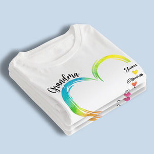 Devenir grand-mère, c'est merveilleux ! T-shirt, sweat à capuche et sweat-shirt unisexe personnalisé pour la famille ! Cadeau d'anniversaire pour maman et grand-mère