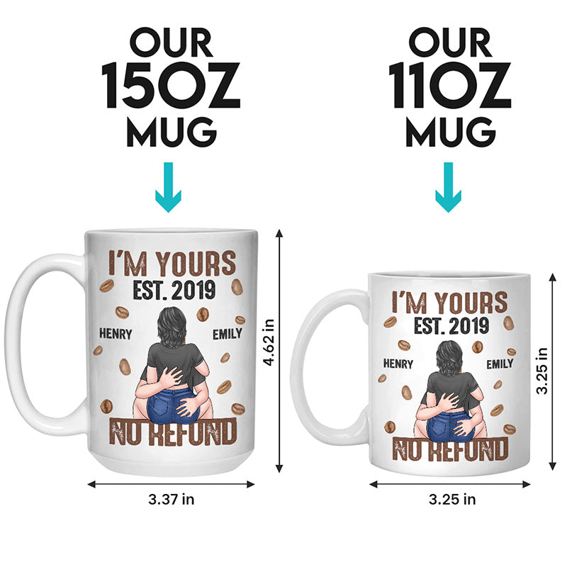 Tu es chaud et constamment en moi - Tasse personnalisée pour couple - Cadeau pour mari et femme, anniversaire