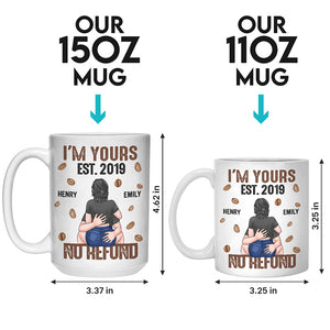 Tu es chaud et constamment en moi - Tasse personnalisée pour couple - Cadeau pour mari et femme, anniversaire