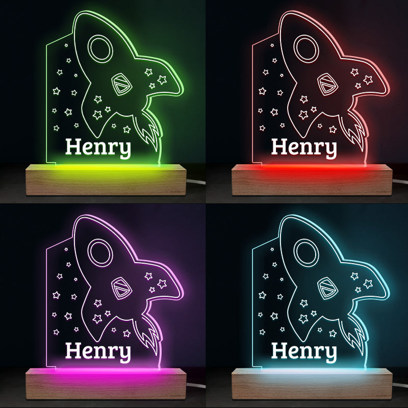 Belle Lune et Étoiles - Lampe LED 3D personnalisée en forme de cœur pour la famille - Cadeau pour la fête des mères, la baby shower ou la première maman