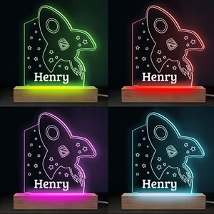 Belle Lune et Étoiles - Lampe LED 3D personnalisée en forme de cœur pour la famille - Cadeau pour la fête des mères, la baby shower ou la première maman