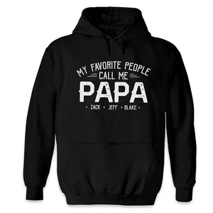 My Beloved People Call Me Daddy - Family Personalized Custom Unisex T-shirt, Premium T-shirt, Hoodie - Father's Day, Birthday Gift For Grandpa