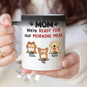 Nous t'aimons plus que toutes les friandises - Tasse personnalisée à changement de couleur pour chien et chat - Cadeau pour les propriétaires d'animaux et les amoureux des animaux