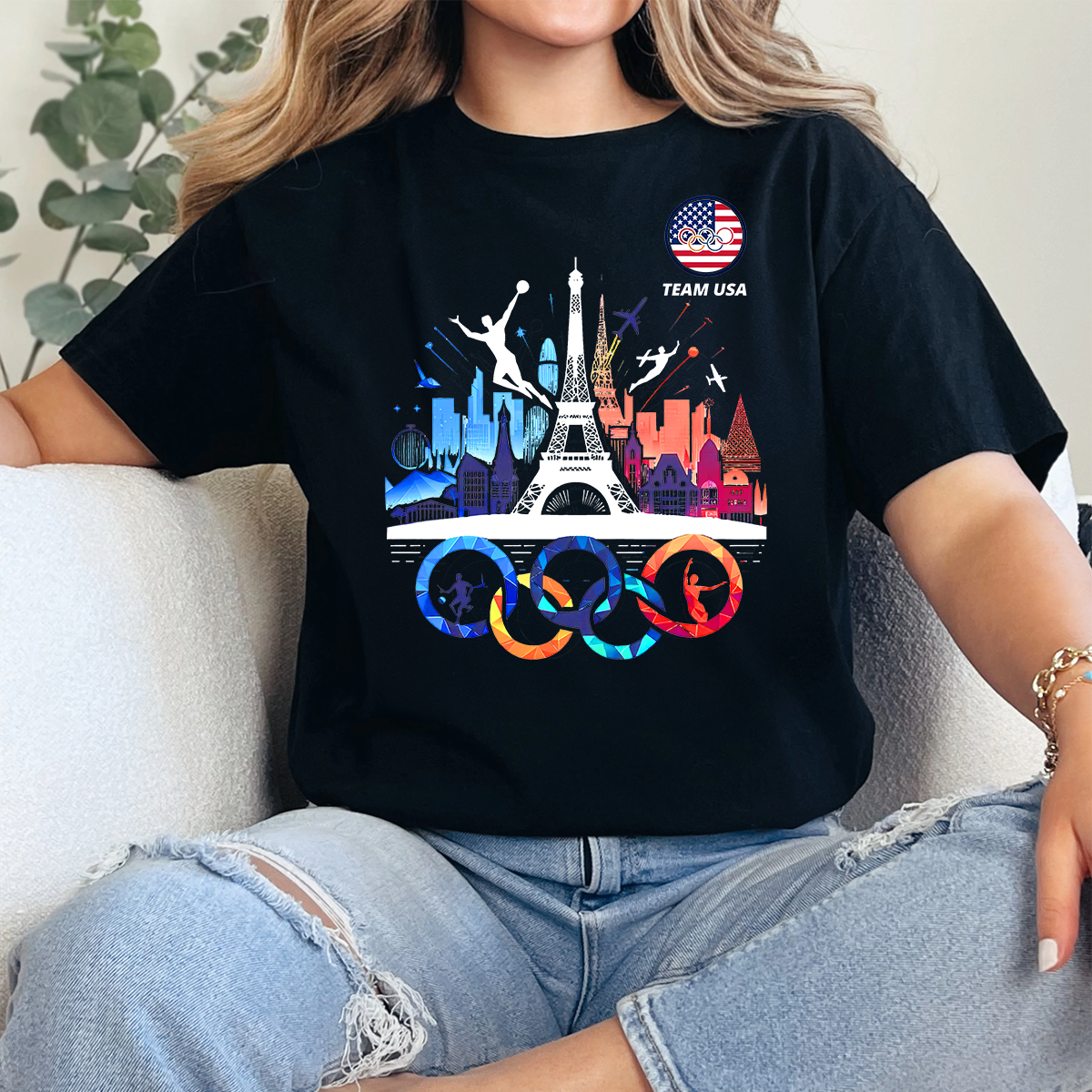 Pour gagner, il faut oser tout risquer - T-shirt, sweat à capuche et sweat-shirt des Jeux olympiques - Vacances olympiques, cadeau pour les membres de la famille et les meilleurs amis