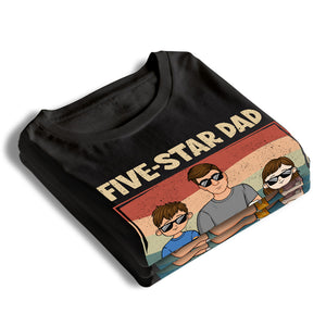 Derrière chaque fille formidable se cache un père vraiment incroyable - T-shirt, sweat à capuche, sweat-shirt unisexe personnalisé pour la famille - Cadeau pour papa, grand-père