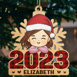 Joyeux Noël ! Décoration de Noël personnalisée pour toute la famille ! Bois de forme personnalisée ! Cadeau de Noël pour les membres de la famille