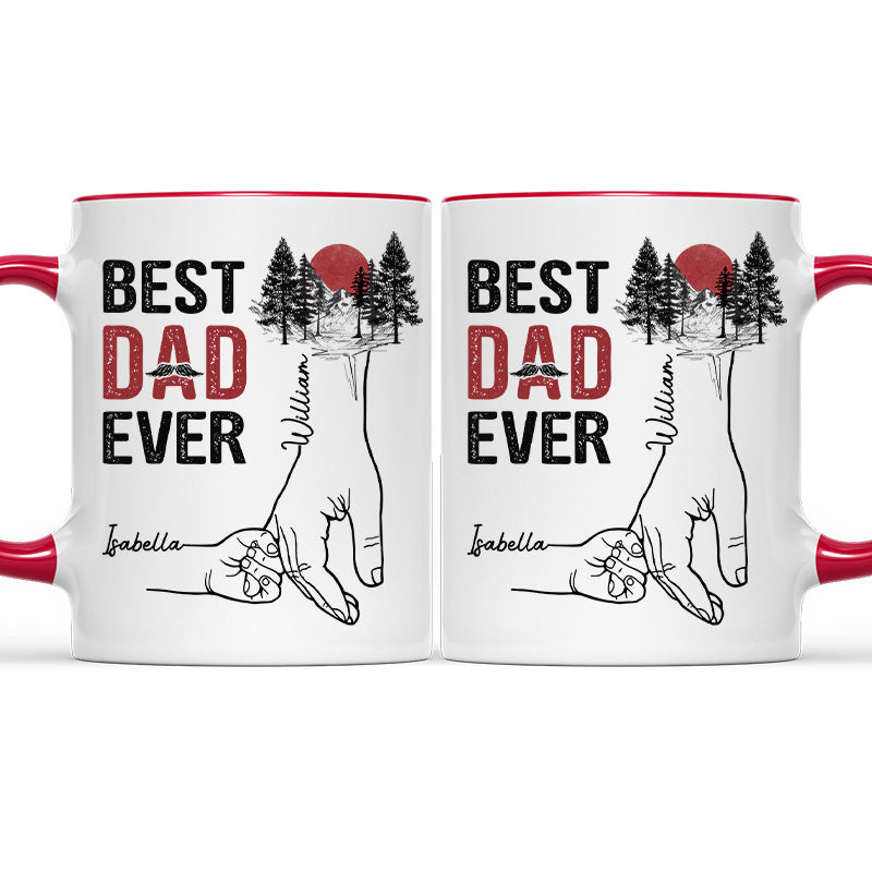 Le meilleur papa de ma vie - Tasse personnalisée avec accents - Cadeau pour la fête des pères, anniversaire pour papa, grand-père