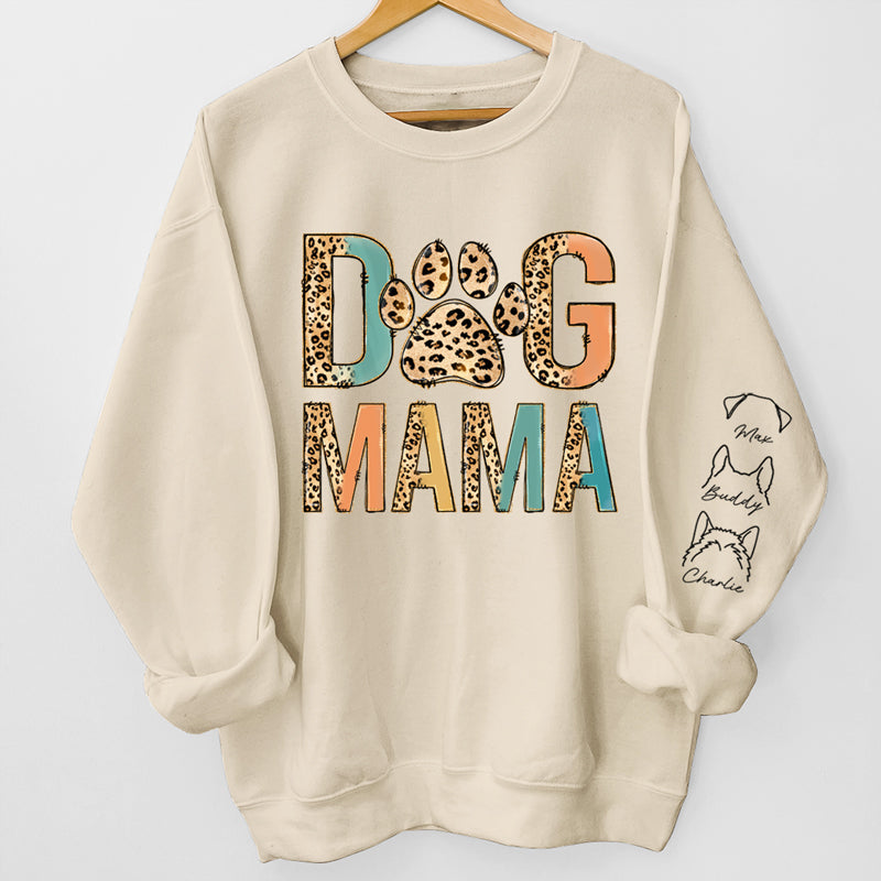 Proud To Be A Fur Mama - Dog & Cat Personalized Custom Unisex Sweatshirt With Design On Sleeve - Gift For Pet Owners, Pet Lovers