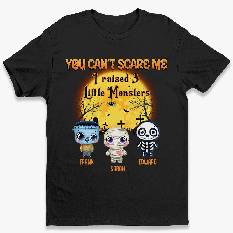 Tu ne peux pas me faire peur - T-shirt unisexe personnalisé pour la famille, sweat à capuche, sweat-shirt - Cadeau d'Halloween, cadeau pour grand-mère, grand-père