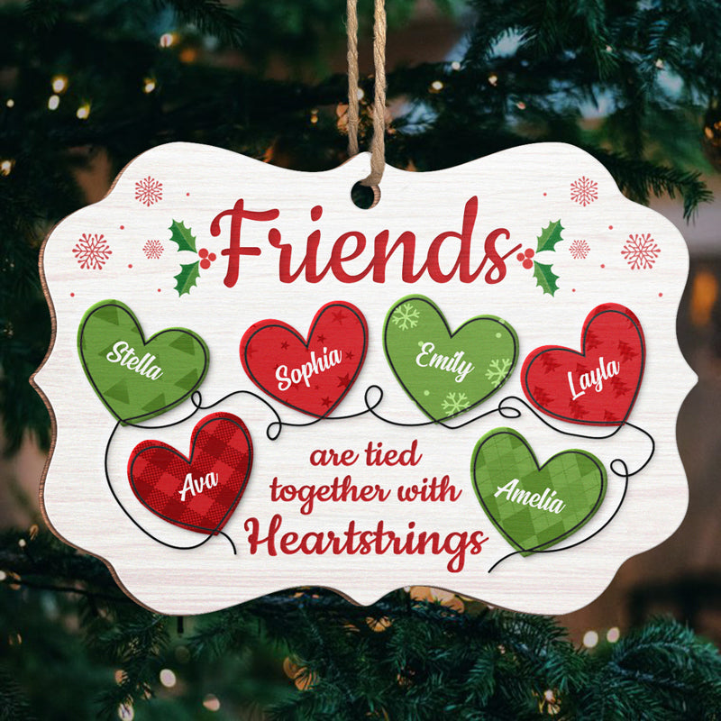 Les sœurs sont liées ensemble - Décoration personnalisée pour meilleure amie - Bois en forme de Benelux - Cadeau de Noël pour meilleures amies, meilleures amies et sœurs