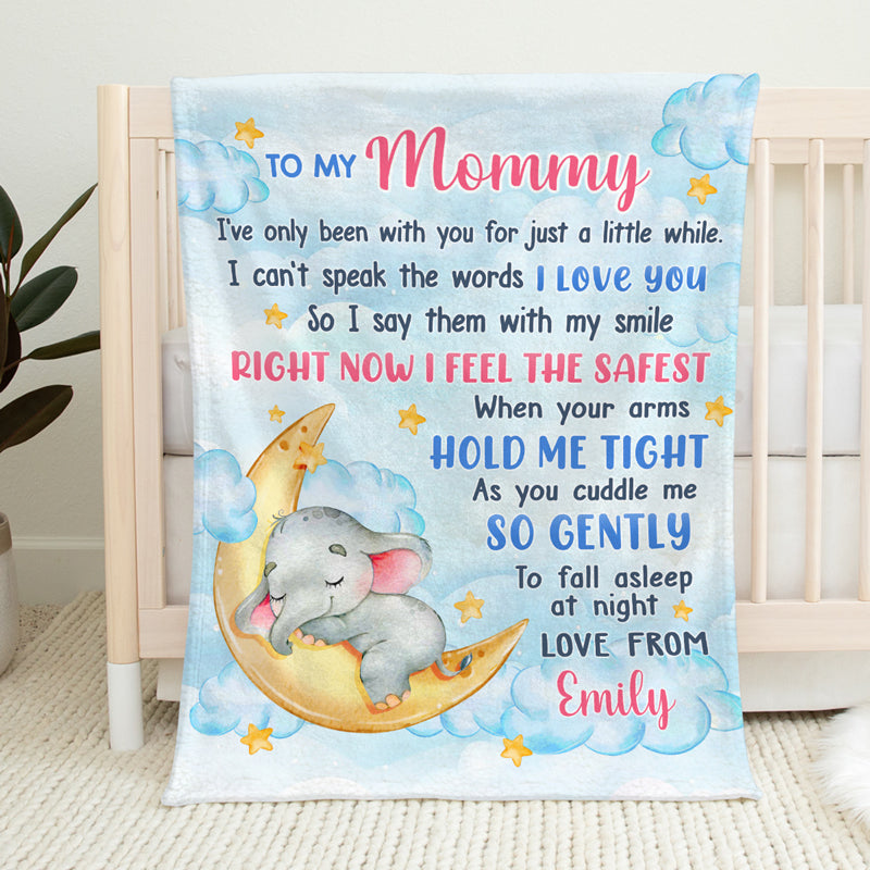You Are Loved Little One - Family Personalized Custom Blanket - Baby Shower Gift, Christmas Gift For First Mom