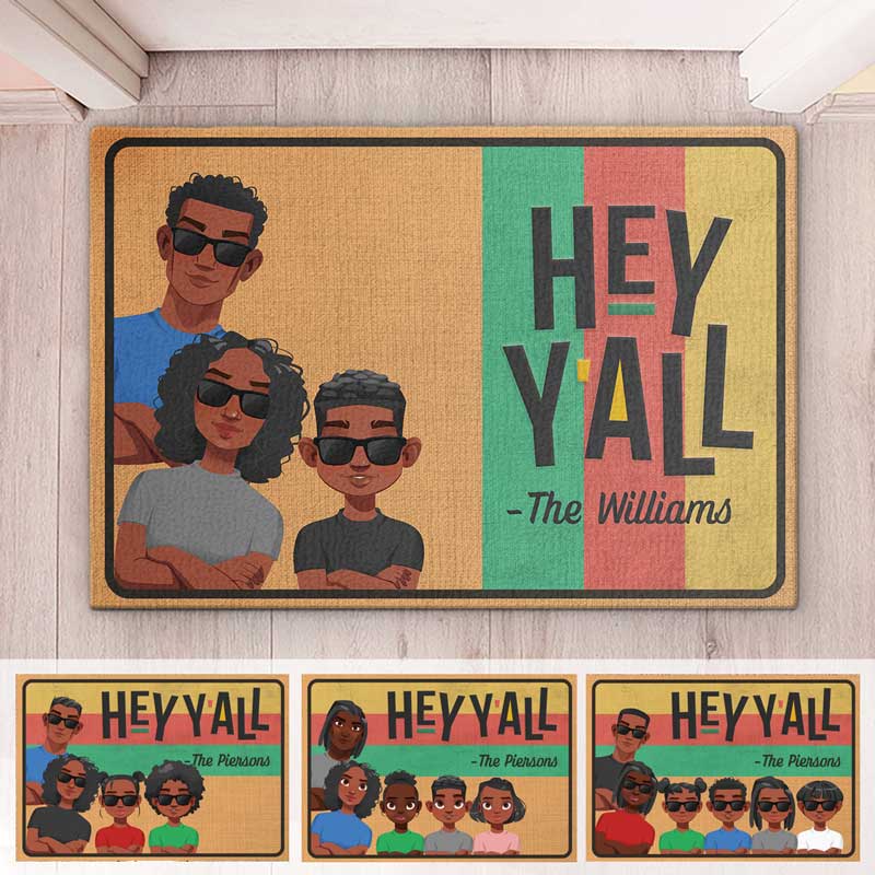 Good Vibes Only - Tapis décoratif personnalisé pour la maison - Cadeau de pendaison de crémaillère pour les membres de la famille