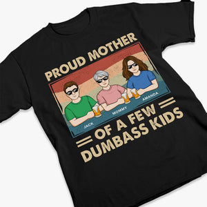 Fière maman de plusieurs enfants - T-shirt, sweat à capuche et sweat-shirt unisexe personnalisé pour la famille - Cadeau pour maman
