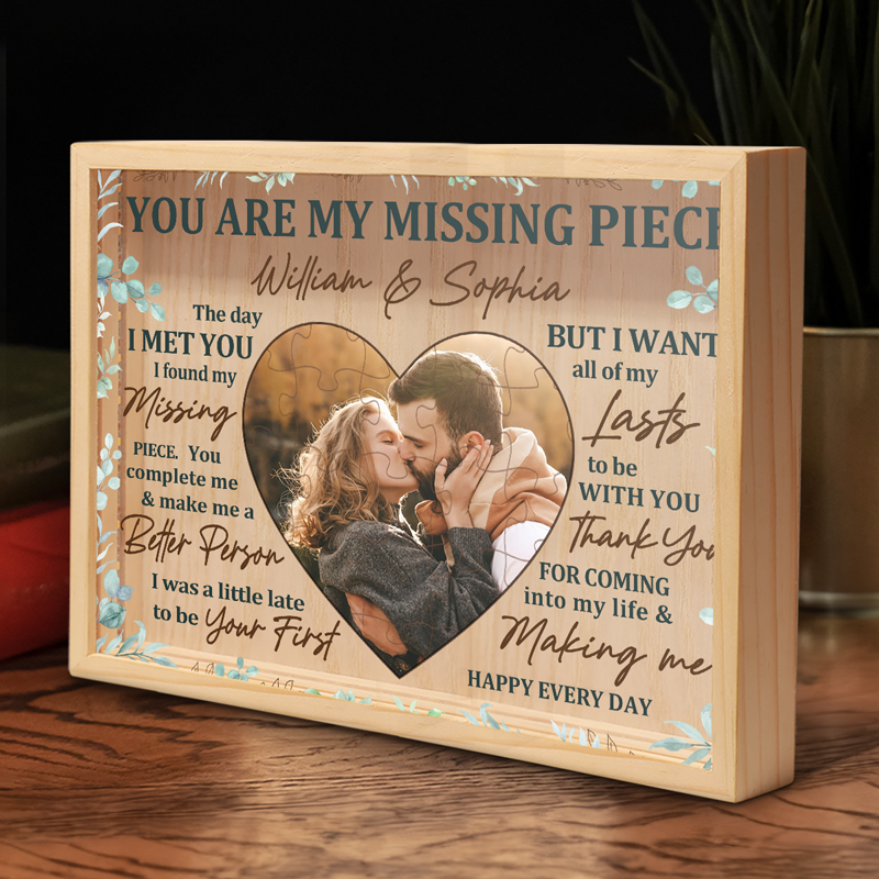 Photo personnalisée : je ne peux m'empêcher de tomber amoureux de toi - Cadre photo personnalisé pour couple, boîte lumineuse - Cadeau pour mari et femme, anniversaire